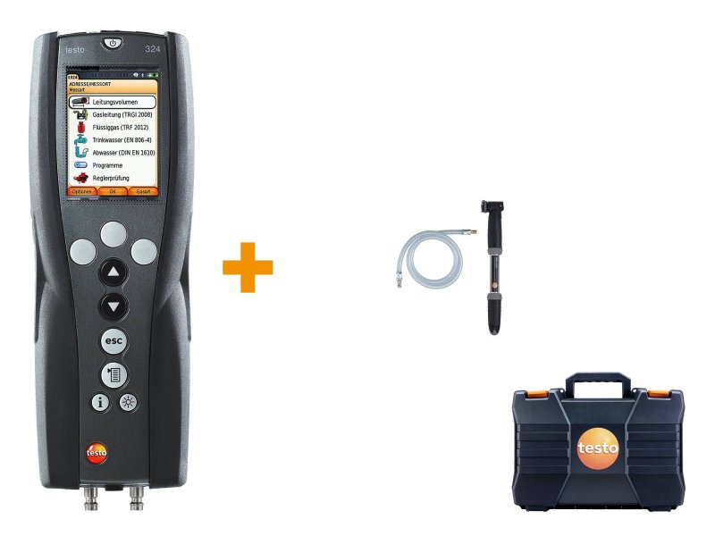 Testo 324 základný set - Tlakomer a prístroj na meranie 300 mbar